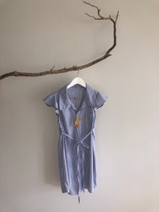 Bluebird pinstripe sun dress